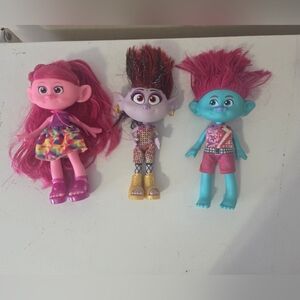 Mattel DreamWorks Trolls Set Of 3